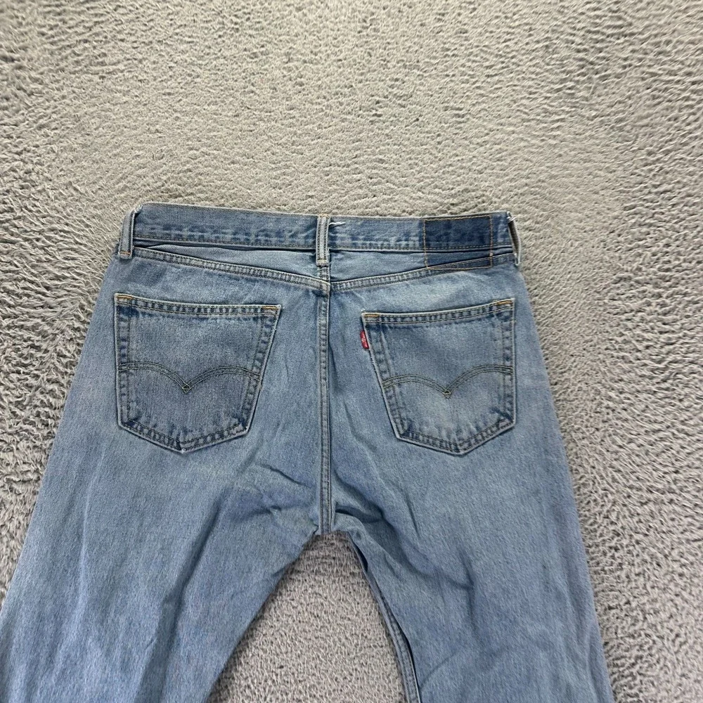 Levi's Jeans Mens 34x29 Blue Cotton Denim Straight Leg Faded Travel Workwear